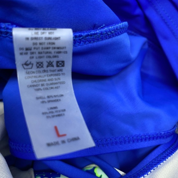 Vibrant Blue Women’s Swimsuit Size Large - Picture 6 of 6